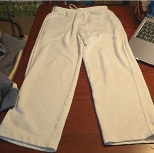 Vuori Sedona Wide Leg Sweatpants In Bone Size Xs
